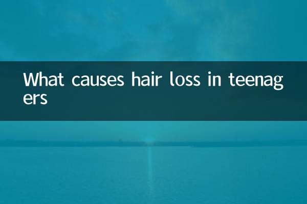 Quelles sont les causes de la perte de cheveux chez les adolescents