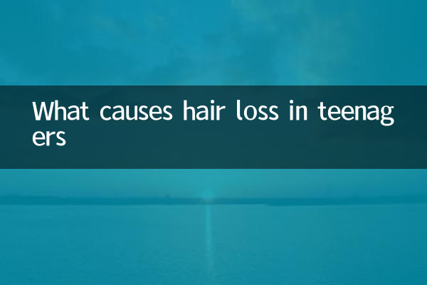 Was verursacht Haarausfall bei Teenagern?