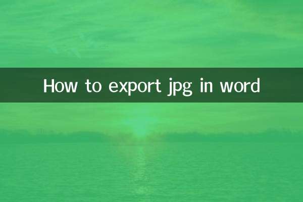 Cómo exportar jpg en word