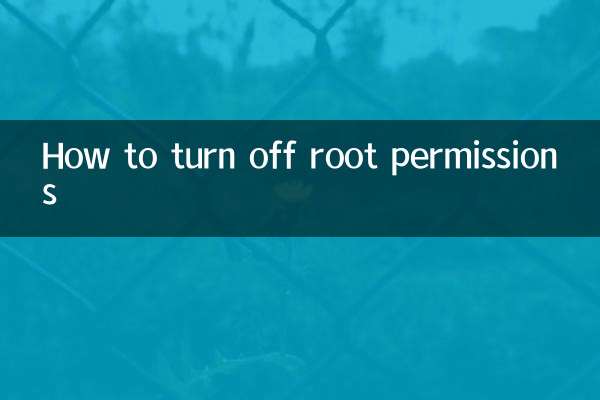 Come disattivare i permessi di root