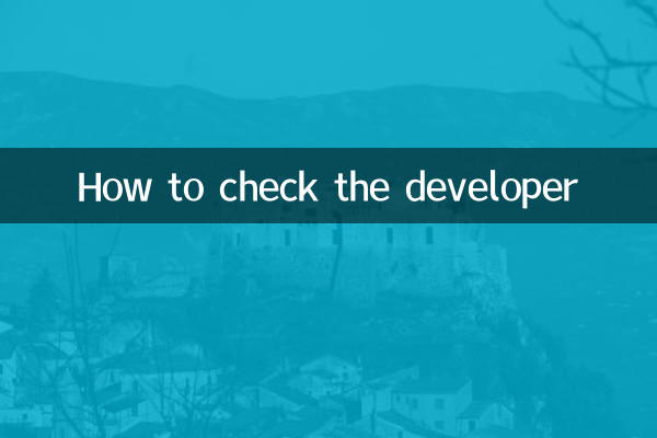 So überprüfen Sie den Entwickler