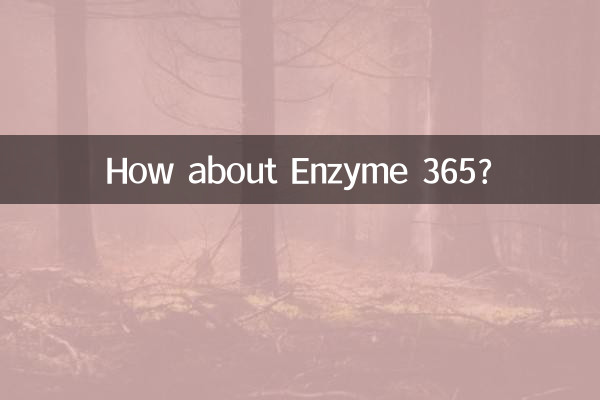 Wie wäre es mit Enzyme 365?