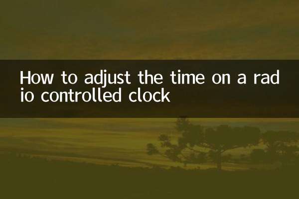 Comment régler l'heure sur une horloge radio pilotée