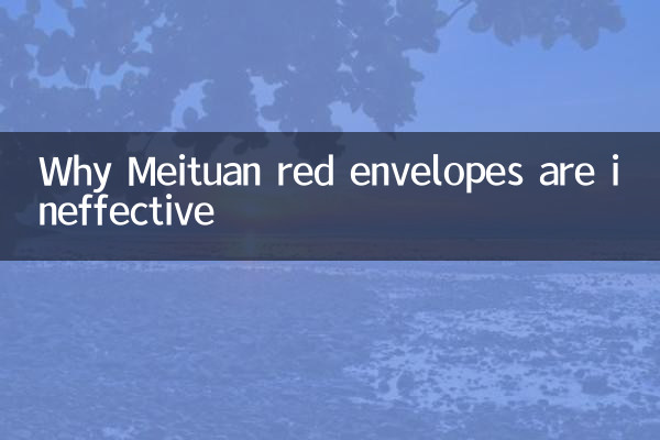 Почему красные конверты Meituan неэффективны