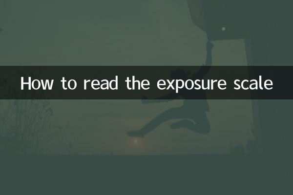 露出スケールの見方