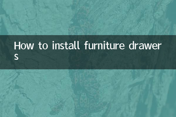 نحوه نصب کشوهای مبلمان