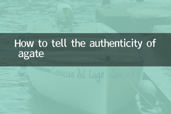 Cómo saber la autenticidad del ágata.