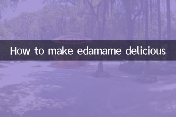 Como fazer edamame delicioso