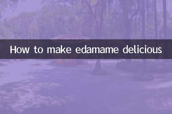 How to make edamame delicious