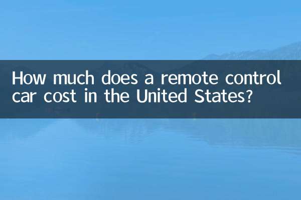 ¿Cuánto cuesta un auto con control remoto en Estados Unidos?