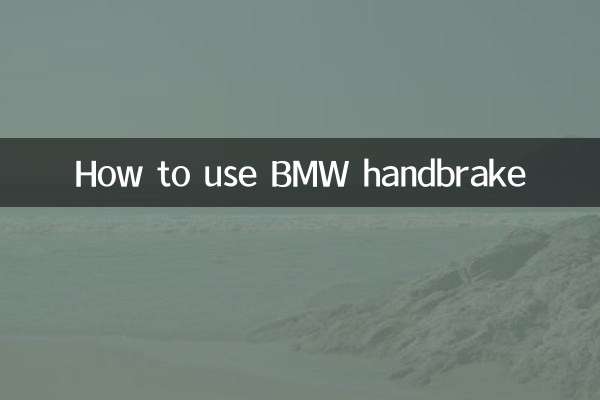 So verwenden Sie die BMW-Handbremse