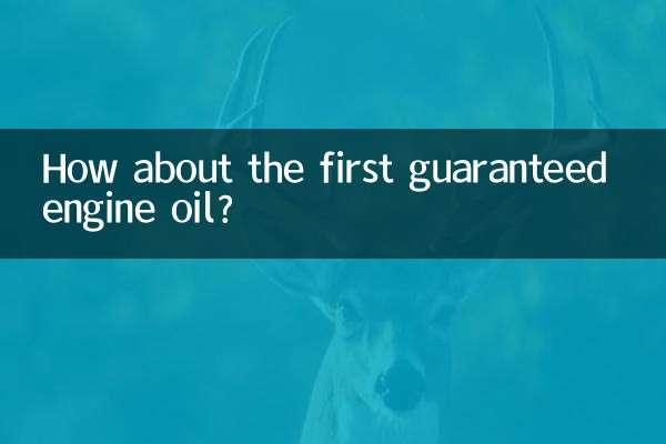 How about the first guaranteed engine oil?