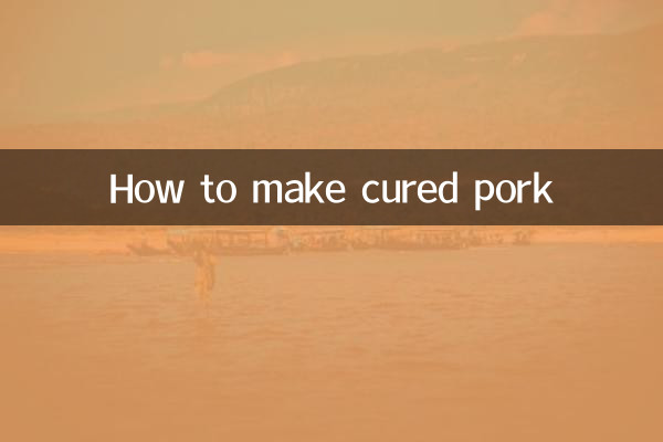 How to make cured pork
