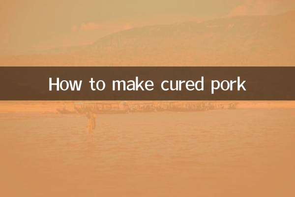 How to make cured pork
