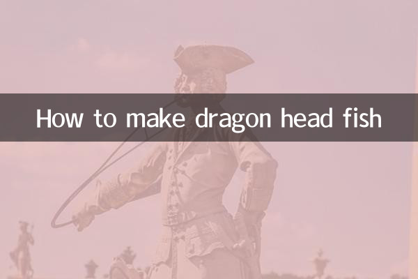 How to make dragon head fish