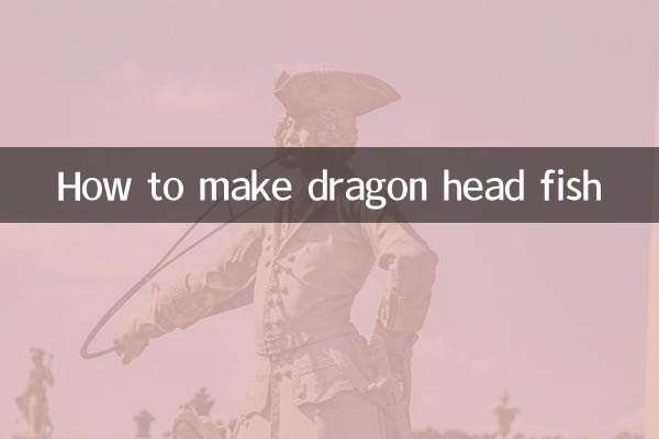 How to make dragon head fish