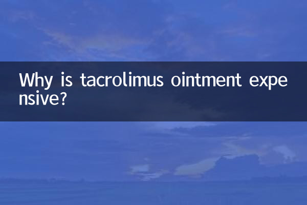 Why is tacrolimus ointment expensive?