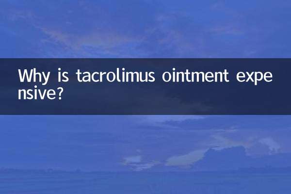 Why is tacrolimus ointment expensive?
