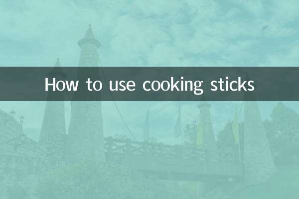 So verwenden Sie Kochstäbchen