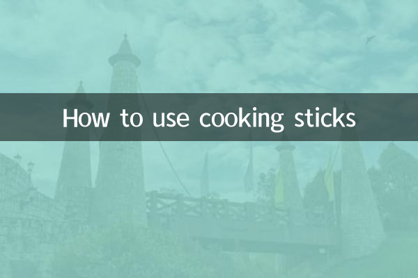 So verwenden Sie Kochstäbchen