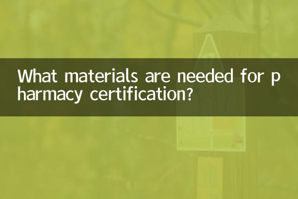 ফার্মেসি সার্টিফিকেশন জন্য কি উপকরণ প্রয়োজন?