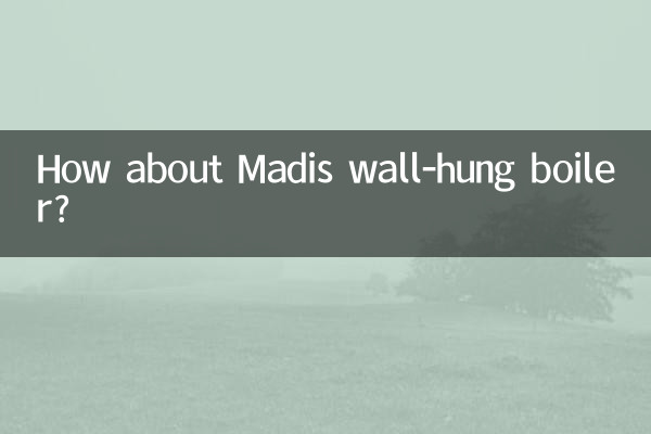 Que diriez-vous de la chaudière murale Madis ?