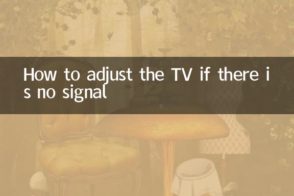 اگر کوئی سگنل نہیں ہے تو ٹی وی کو ایڈجسٹ کیسے کریں