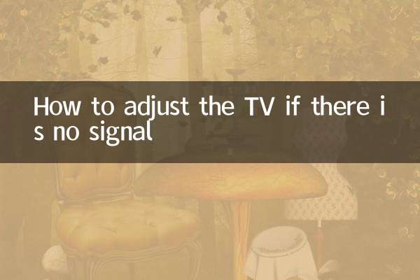 Cómo ajustar el televisor si no hay señal