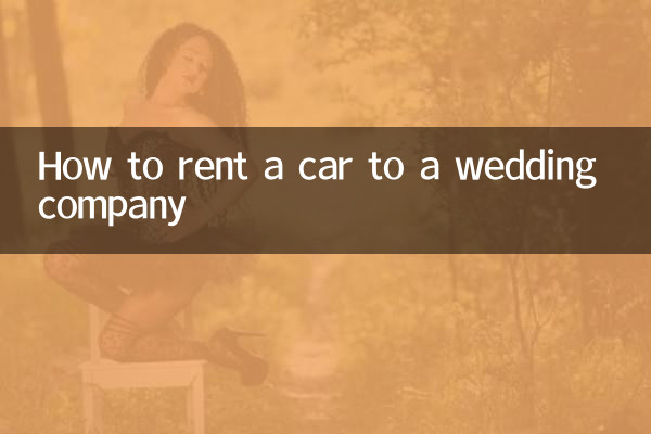 किसी विवाह कंपनी को कार किराए पर कैसे दें
