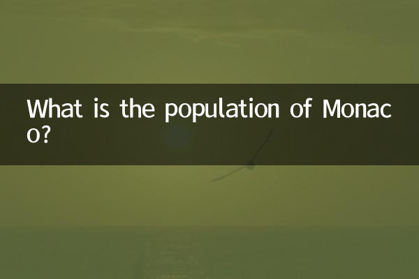 모나코의 인구는 얼마나 됩니까?