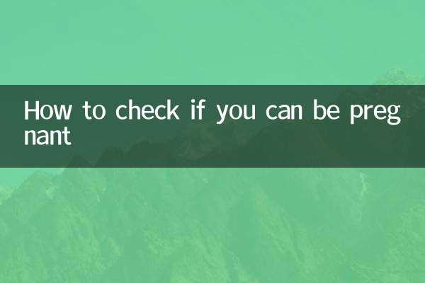 So überprüfen Sie, ob Sie schwanger sein können