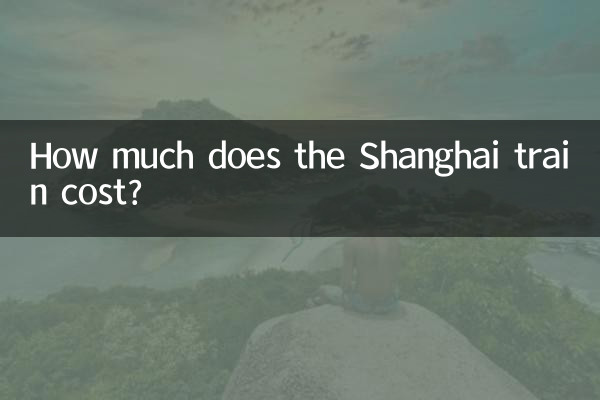 Wie viel kostet der Shanghai-Zug?