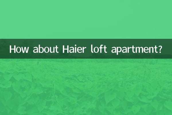 Wie wäre es mit einer Haier-Loft-Wohnung?