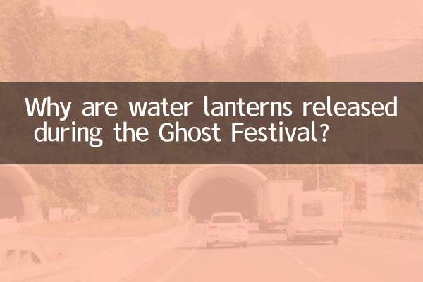 Warum werden während des Geisterfestivals Wasserlaternen ausgegeben?