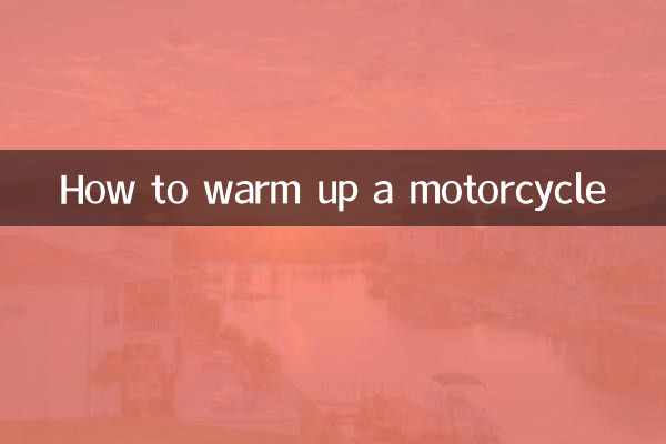 Comment réchauffer une moto