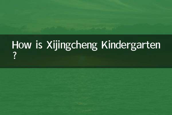 Как поживает детский сад Сицзинчэн?