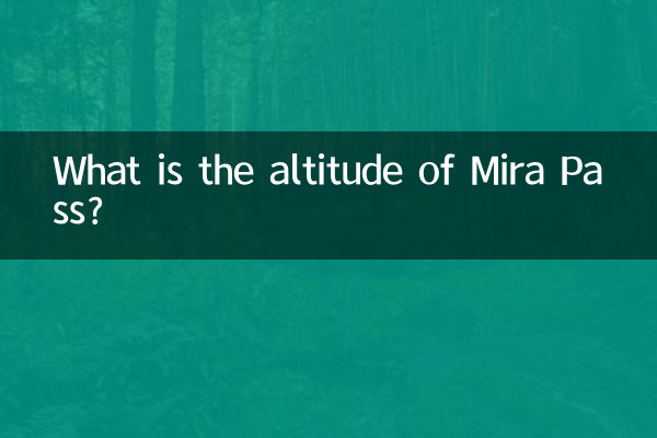 ミラ峠の標高はどれくらいですか？
