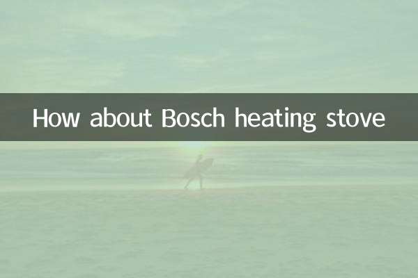 보쉬 난방 난로는 어떻습니까?
