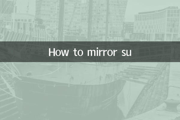 Как отзеркалить su