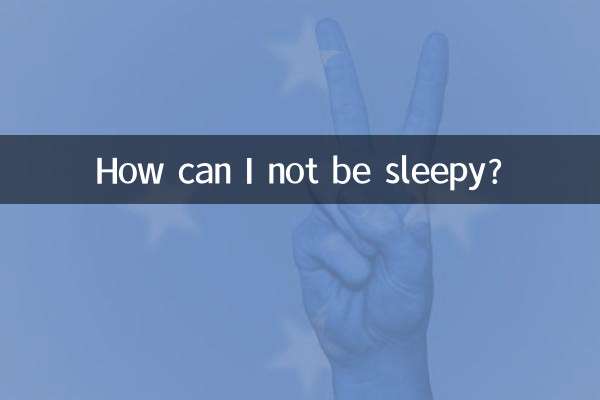 Wie kann ich nicht müde sein?