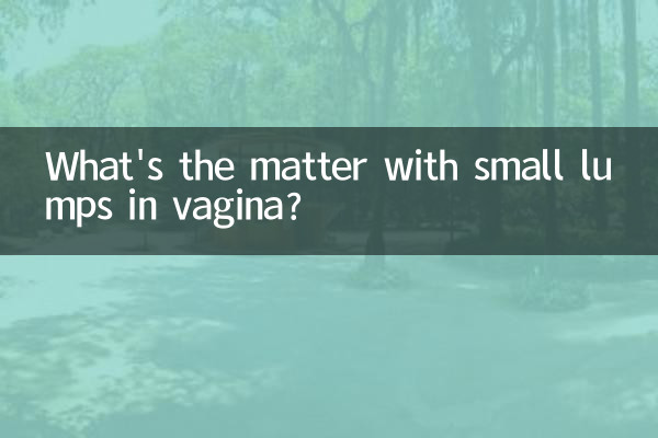 Was ist mit kleinen Knoten in der Vagina los?