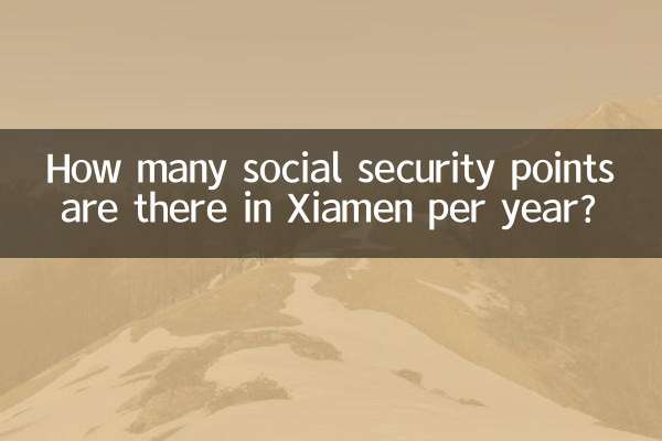 Сколько пунктов социального обеспечения существует в Сямыне в год?