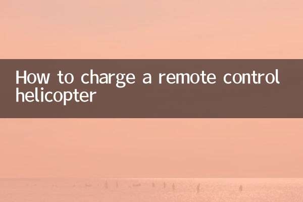 Come caricare un elicottero a telecomando