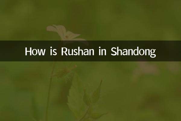 ¿Cómo está Rushan en Shandong?