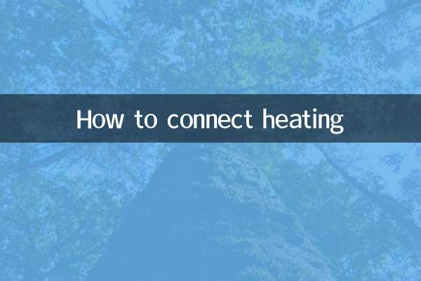 Como conectar aquecimento