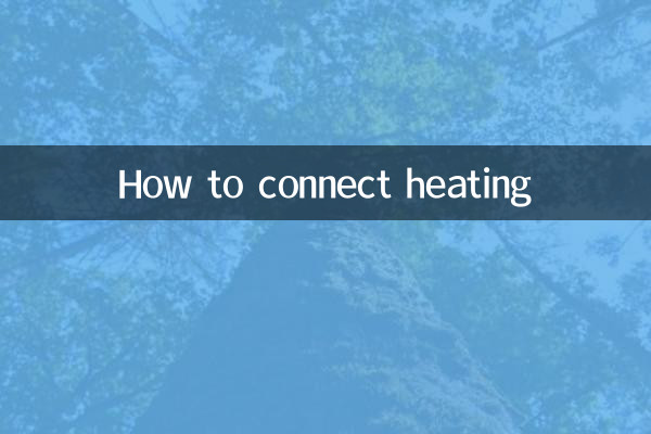 Como conectar aquecimento