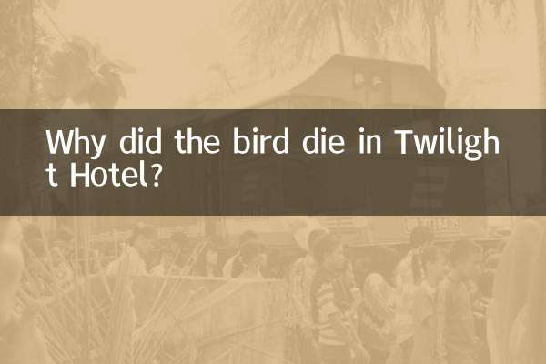 Pourquoi l'oiseau est-il mort au Twilight Hotel ?