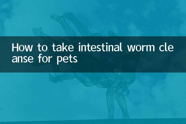 Cómo realizar una limpieza antiparasitaria intestinal para mascotas
