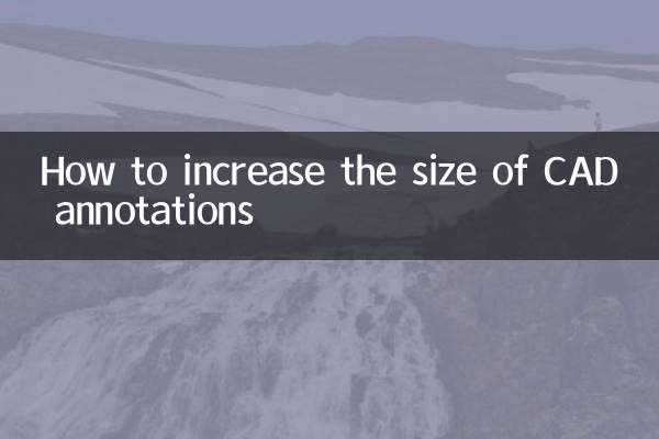 Comment augmenter la taille des annotations CAO