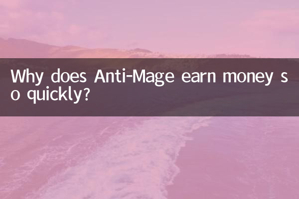 Por que o Anti-Mage ganha dinheiro tão rapidamente?
